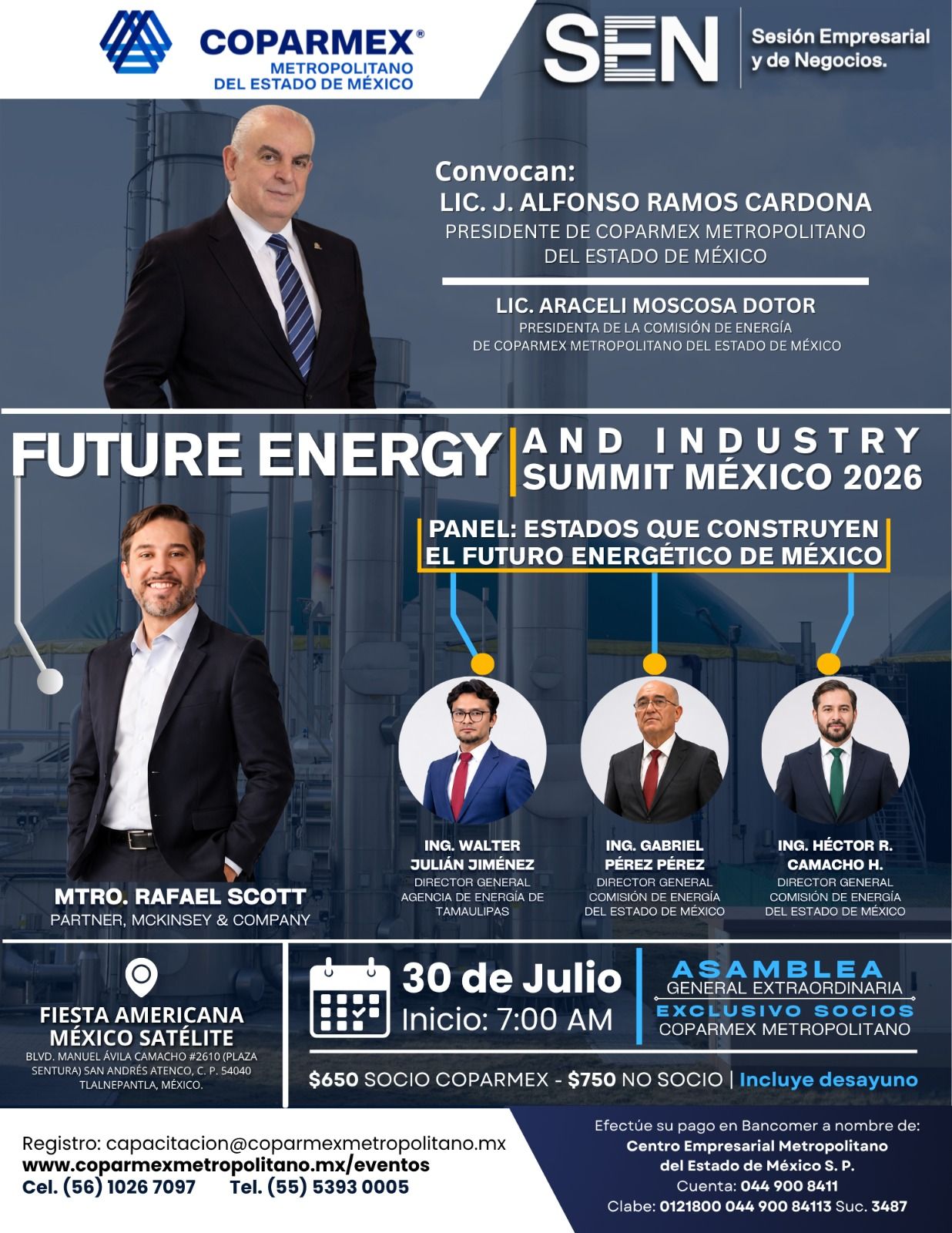 Asamblea General Extraordinaria- SEN: Future Energy And Industry Summit México 2026